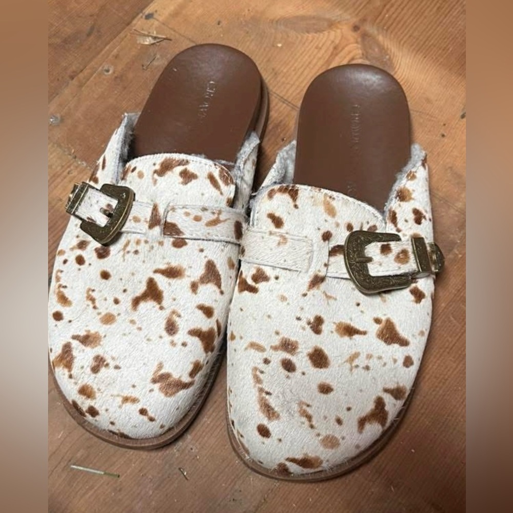 Cowhide Clogs